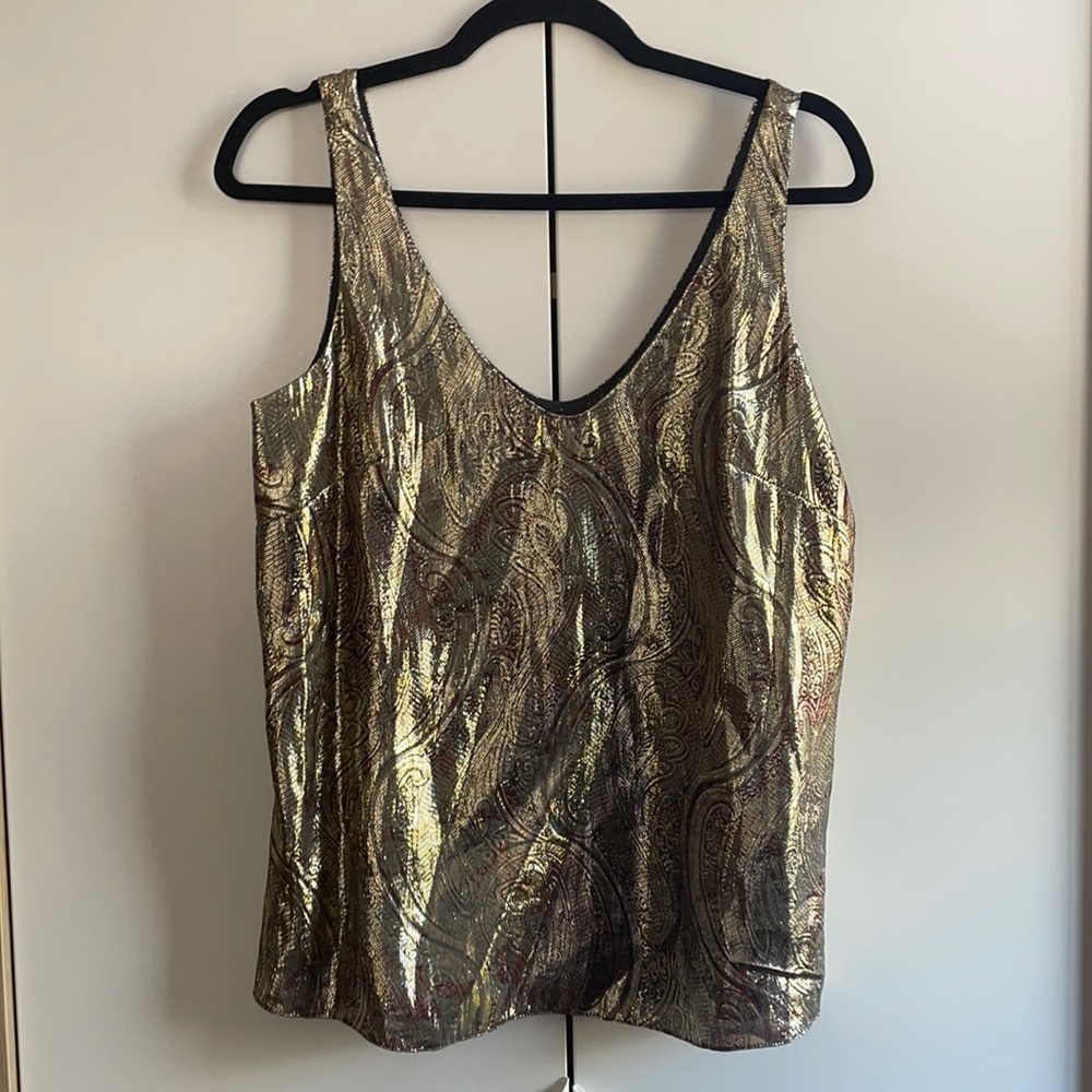 COPY - J Crew shimmer tank top